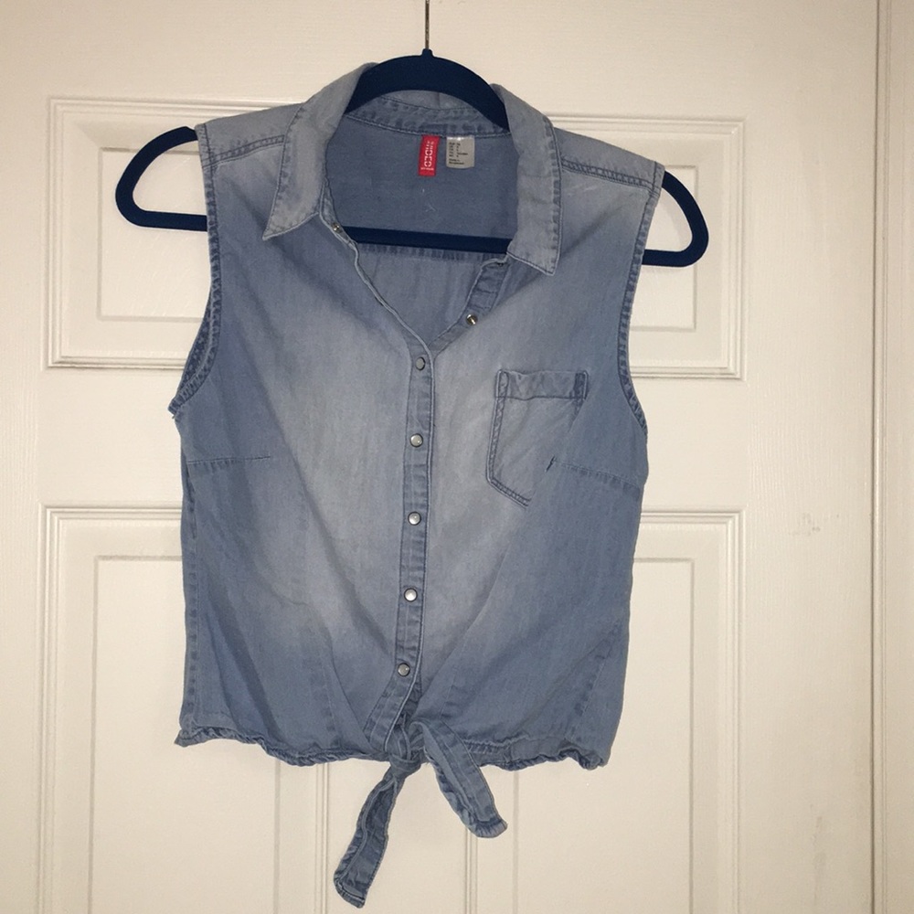 H&M denim shirt